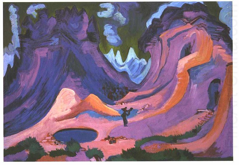 Ernst Ludwig Kirchner The Amselfluh oil painting picture